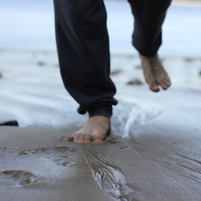 Feet on sand from John Speers 13 May 2021